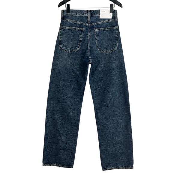 NWT AGOLDE Barrel Leg Criss Cross Jean size 26 in Form Wash - Picture 9 of 11